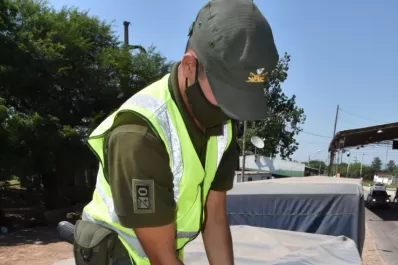 Trasladaba ilegalmente 30 toneladas de maíz