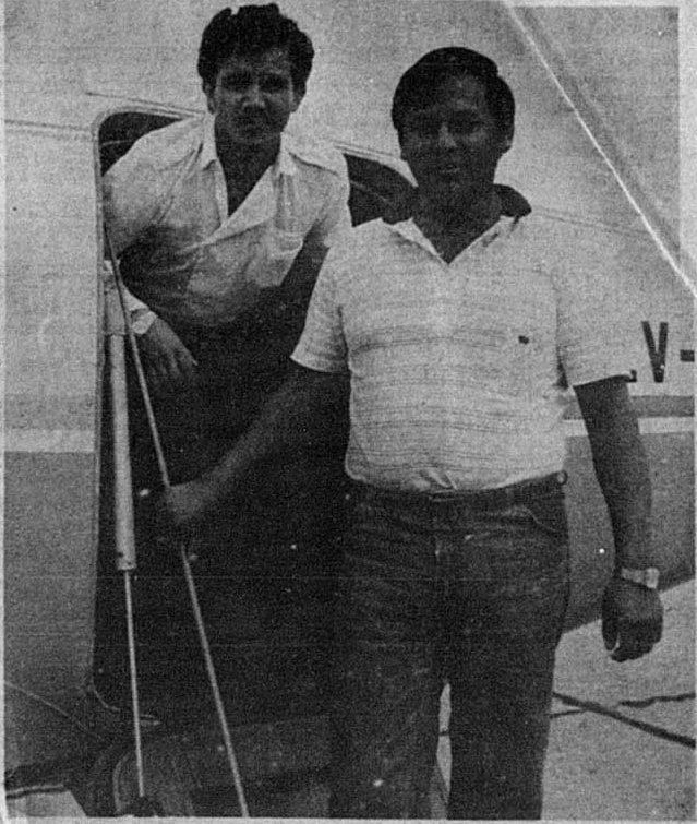 A TRIBUNALES. Los gremialistas  detenidos fueron trasladados en avión