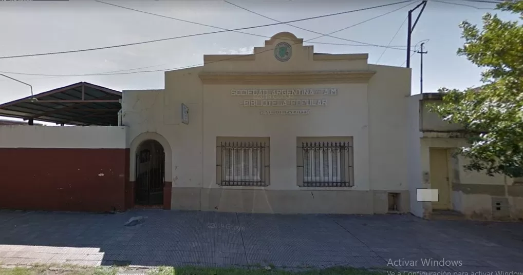 LUGAR DEL HECHO. La Sociedad Argentina, ubicada en Congreso al 400, en Tafí Viejo. 