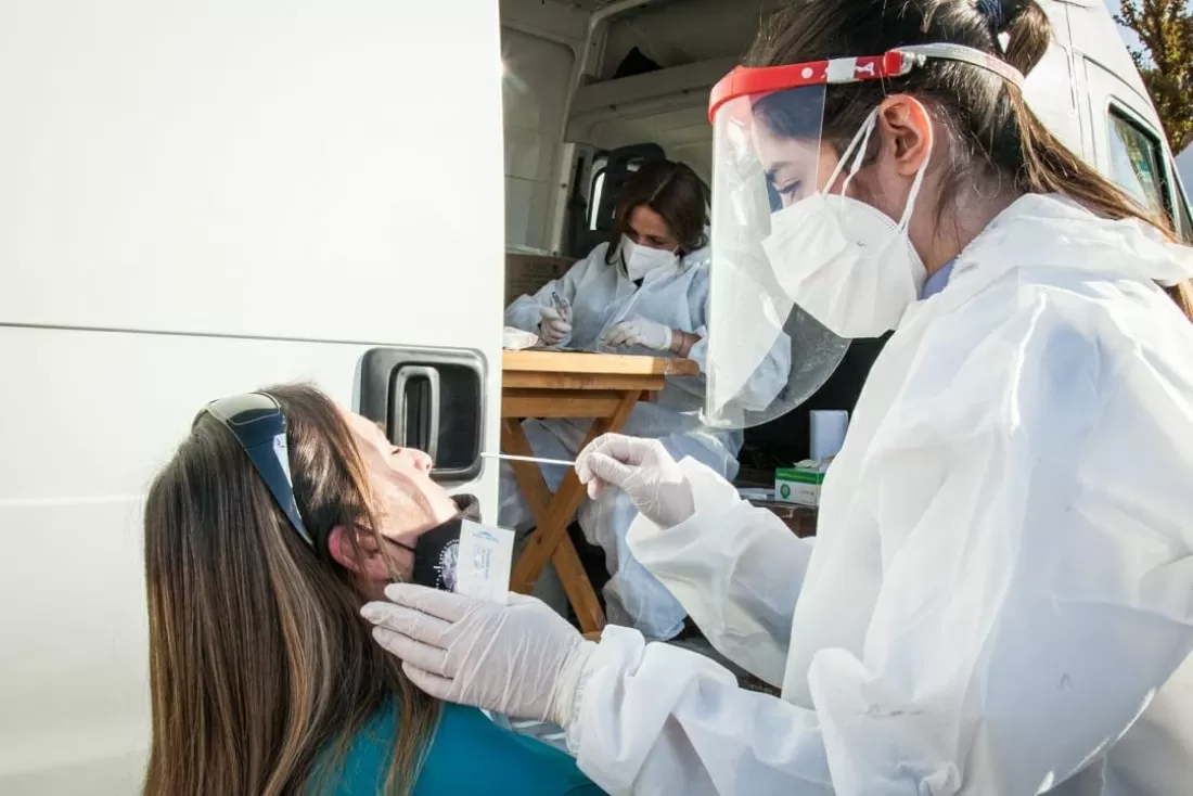 Test para identificar si se tiene coronavirus . Foto Gobierno nacional