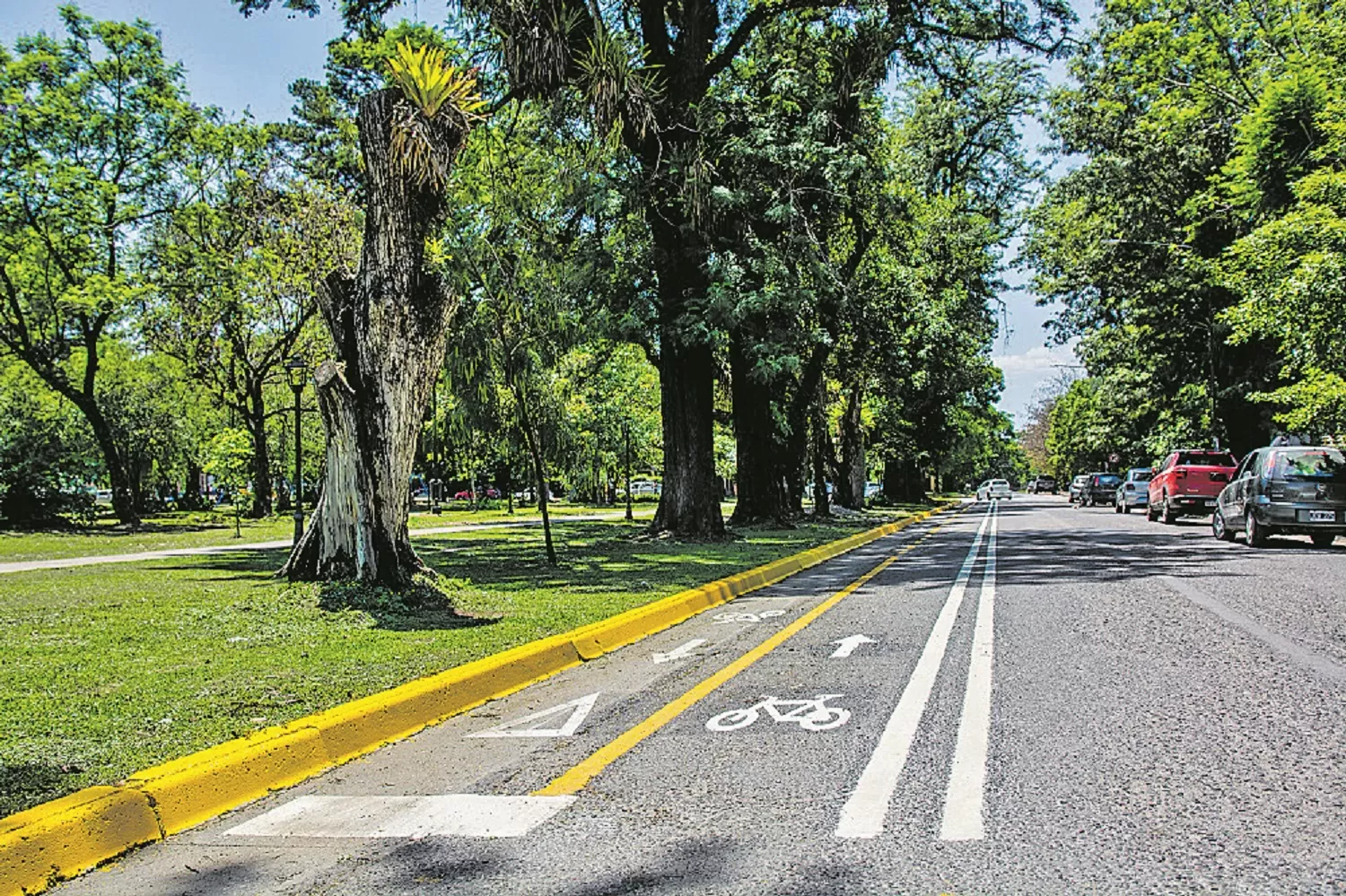 Ciclovías en Yerba Buena: avances en la primera etapa de construcción de las bicisendas