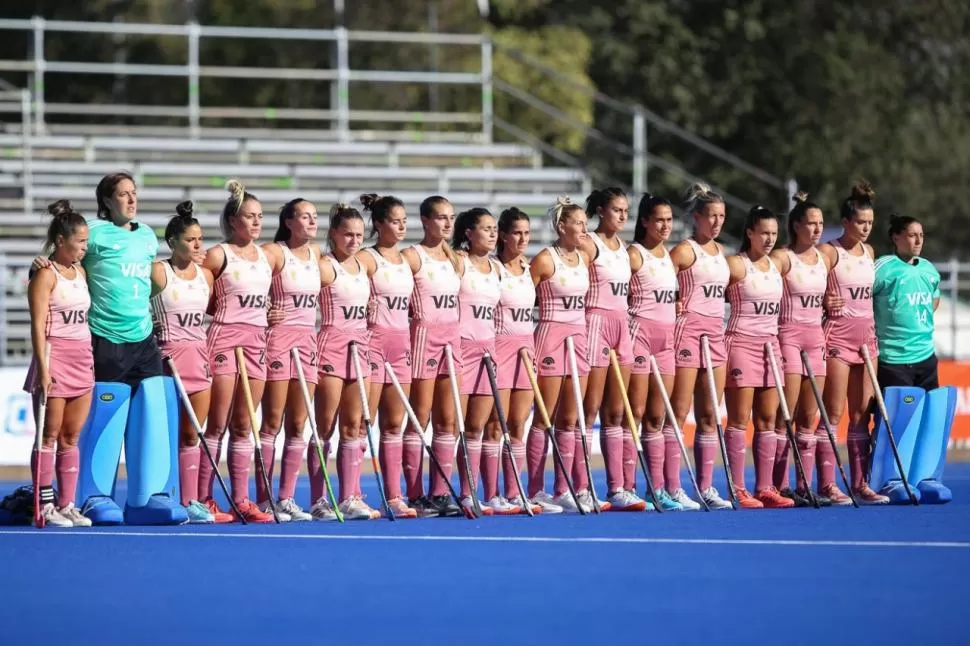 OBJETIVO CUMPLIDO. El seleccionado de hockey derrotó ayer al de Canadá. 