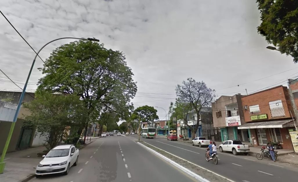 AVENIDA JUAN B. JUSTO AL 1.200. Uno de los sectores afectados por el robo de cables. Foto: Google Maps