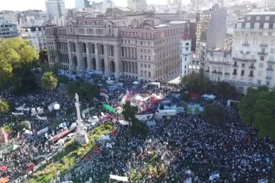 La marcha contra la Corte tuvo su epicentro en la plaza Lavalle de CABA