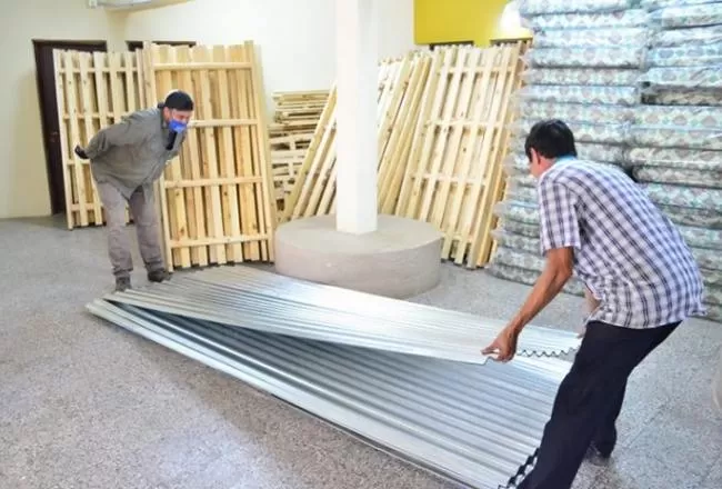 CHAPAS. El agua hizo estragos en varias viviendas del sur provincial. 