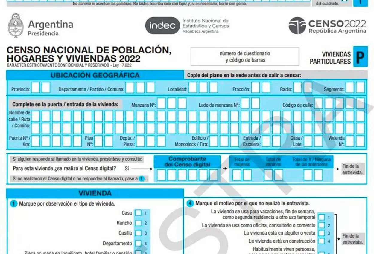 Censo Nacional: cómo llenar el cuestionario digital