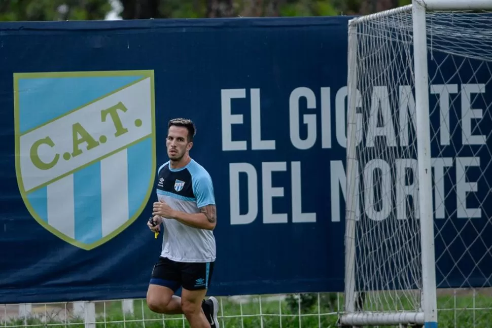 LISTO PARA EL DEBUT. Andrada convenció a Azconzábal durante la semana. Foto Nico Reynaga