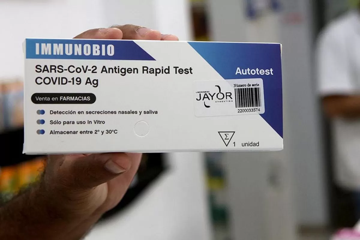 Tras la compra, usar el autotest es obligatorio: no se lo puede guardar “por las dudas”
