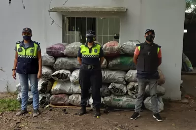 La Policía secuestró 625 kilos de carbón vegetal durante un operativo en Leales