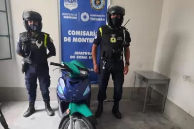 Monteros: recuperaron una motocicleta robada
