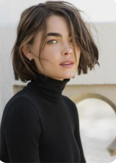 CORTE BOB. Es el estilo mas buscado por su practicidad y su frescura. 