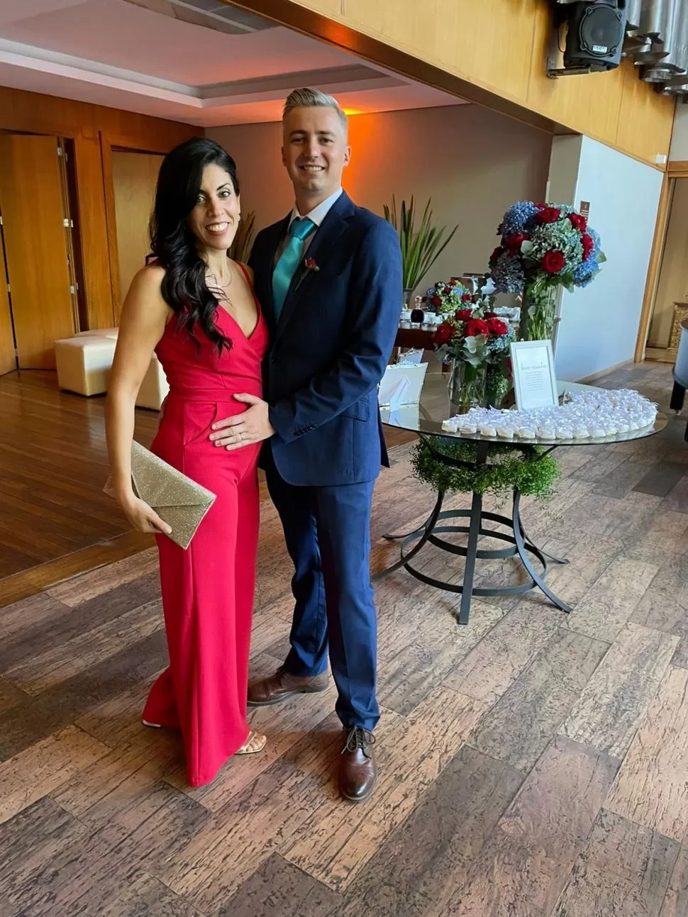 ES UNA NIÑA. La pareja espera para agosto a Giulia, su primera hija.