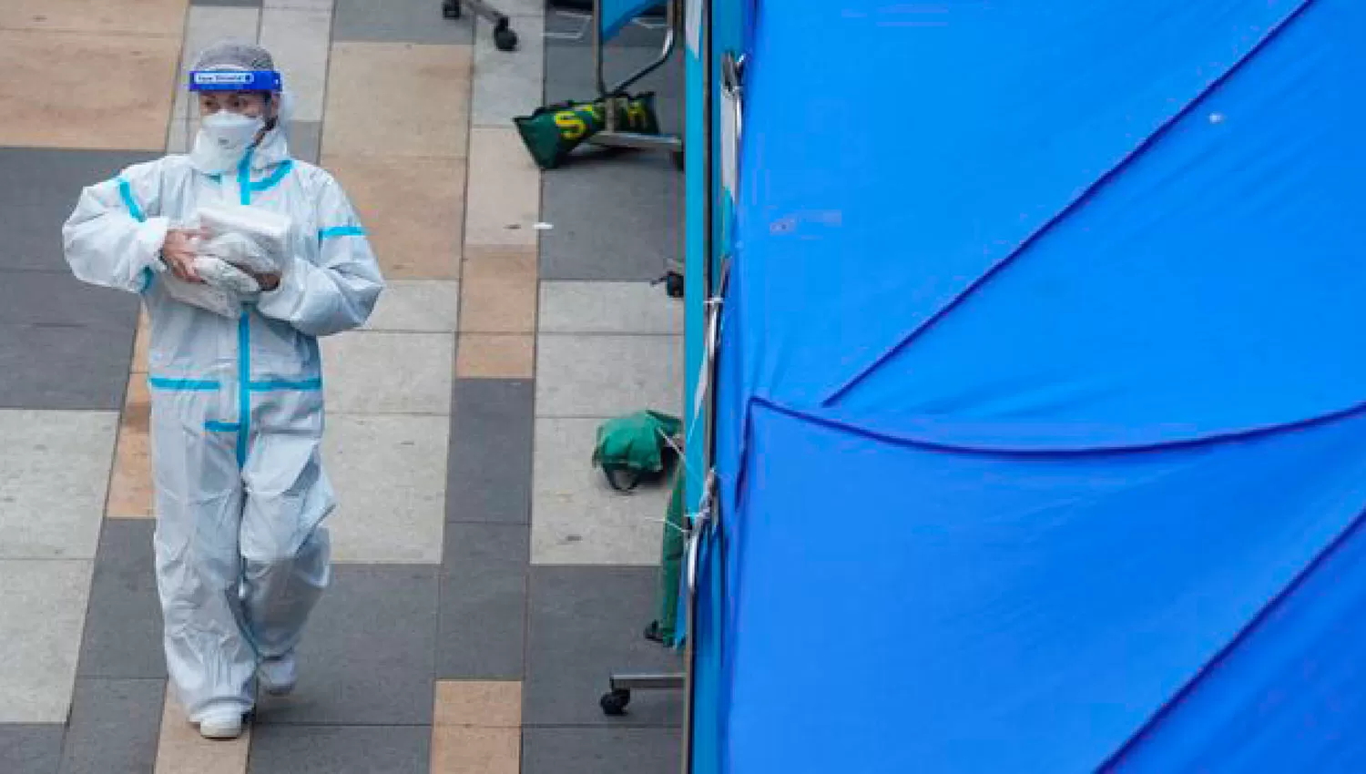 MEDIDAS. El Gobierno chino pidió evitar salir de las casas a los pobladores de Baise.