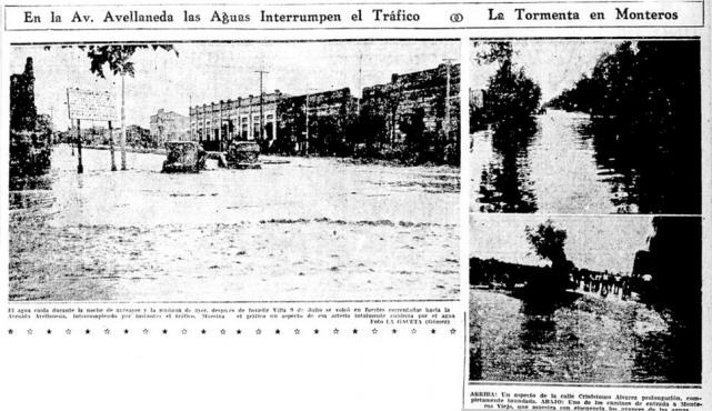 EN 1948. Pasaron 12 años y la situación en Rìo Colorado seguía igual. Trabajo intenso de los bomberos.