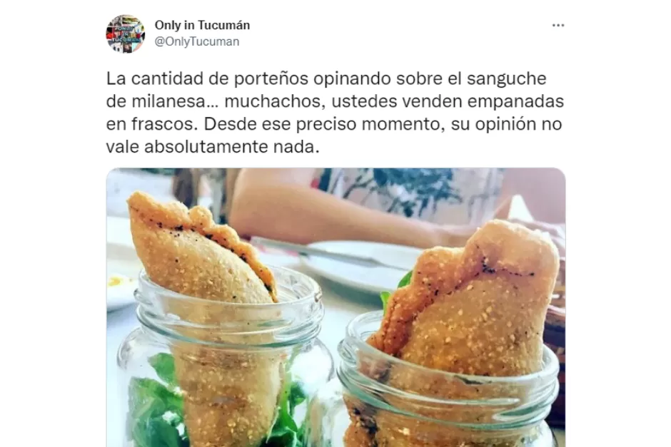 Nueva disputa entre tucumanos y porteños por el sánguche de milanesa