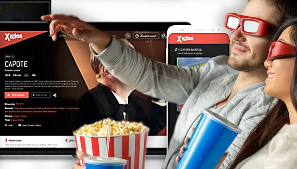 CINÉFILOS. Xiclos busca reunir películas más allá de los filmes de moda, para verdaderos amantes de los audiovisuales. 