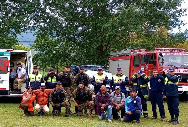 Rescataron a un turista que estaba perdido en el cerro Muñoz