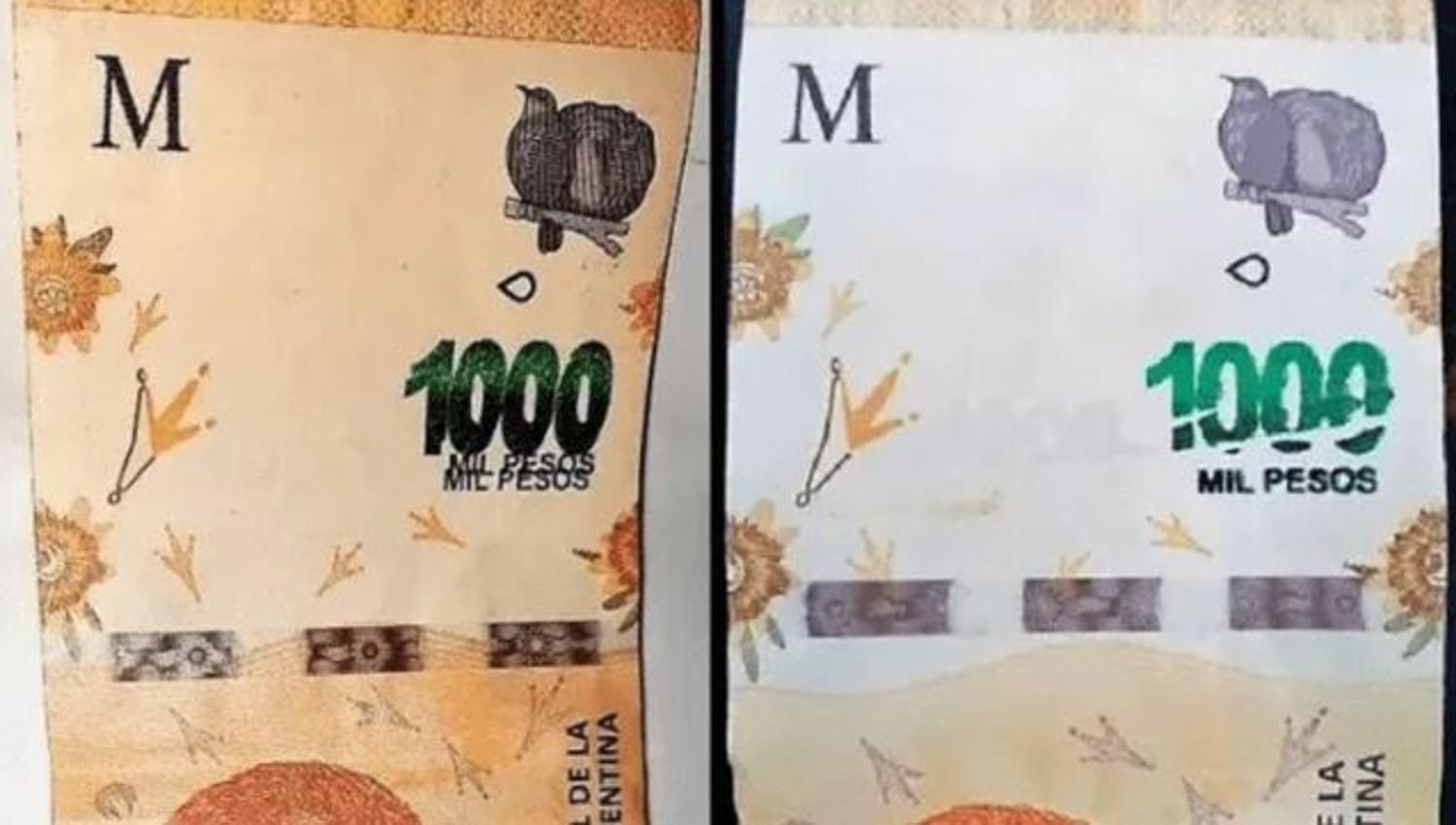 Coleccionistas compran billetes de $1.000 a $25.000 por una pequeña falla