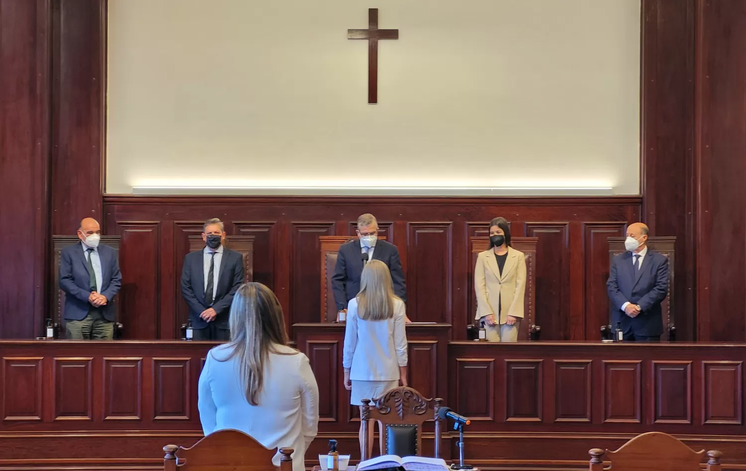 CEREMONIA.  Dos magistradas asumieron en el Centro Judicial Capital. Foto tomada de: justucuman.gov.ar