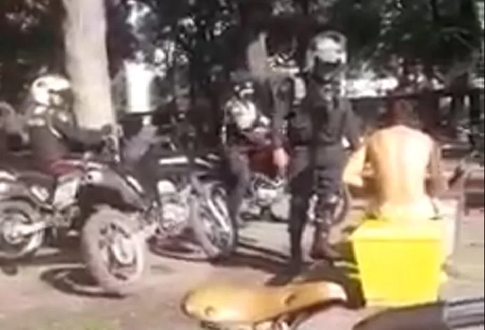 Incidente en el parque Avellaneda: “Le digo que se ponga la remera”