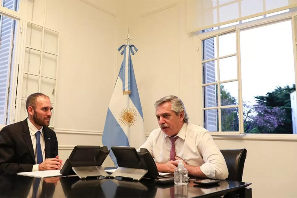 A solas, el Presidente y el ministro de Economía.