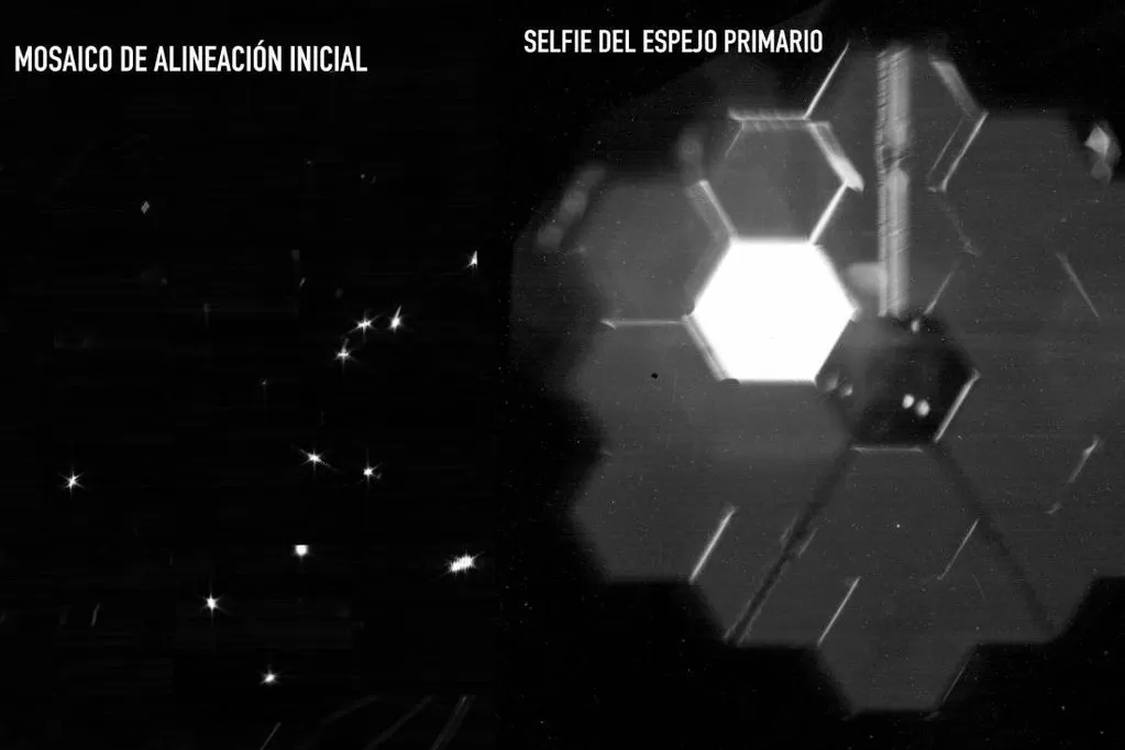 INESPERADO. El telescopio James Webb pudo hacerse una “selfie”. 