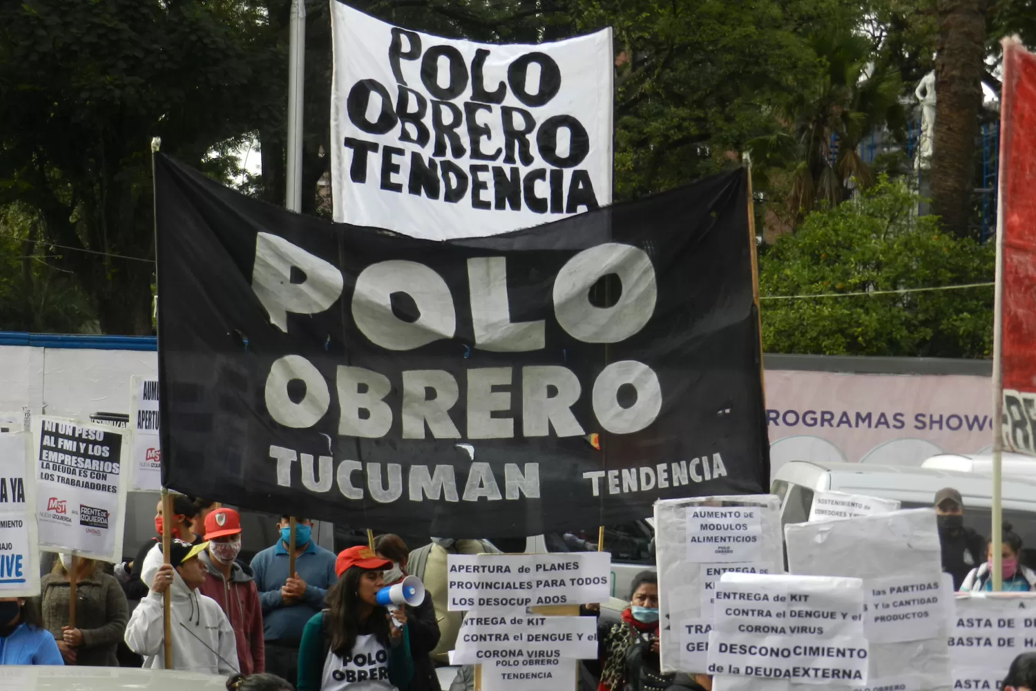 PROTESTA CONTRA LAS POLÍTICAS OFICIALES. Foto de potucuman.com