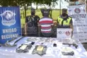Lastenia: secuestran más de dos kilos de cocaína, armas y dinero