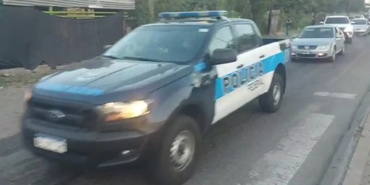 Captura de video del operativo en Córdoba.