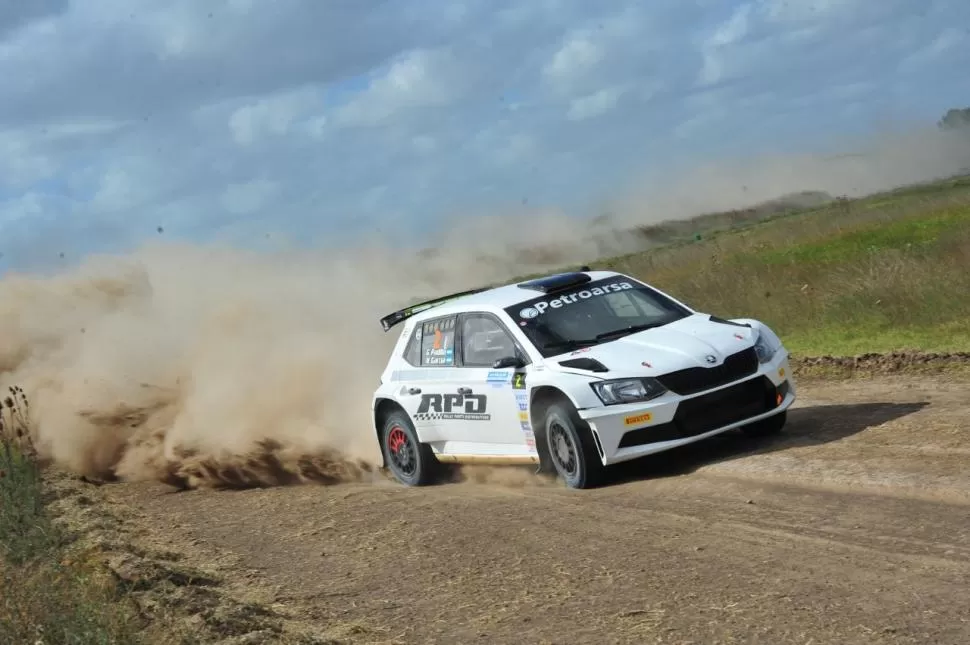 ACELERA. Padilla enfrenta un nuevo desafío piloteando un Skoda Fabia de la exigente clase RC2 A. 