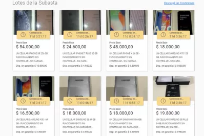 Afip subastará iPhones, relojes inteligentes y cámaras: cómo participar