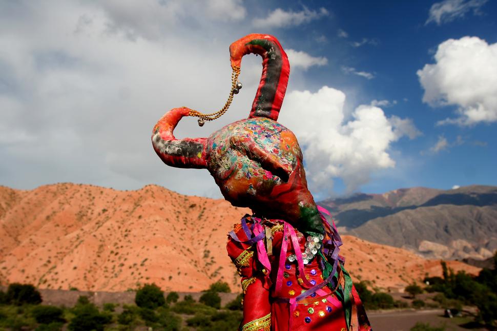 FIGURA. Gran fiesta en Huichaira, Jujuy.