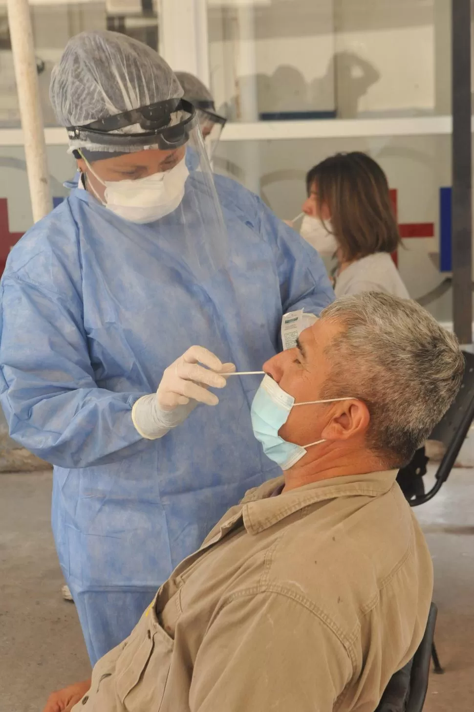 PRUEBA IMPORTANTE. Los testeos determinan si existe contagio. LA GACETA / FOTO DE ANTONIO FERRONI
