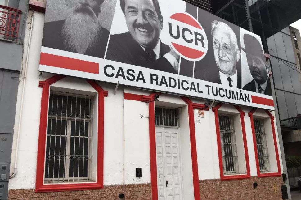 EN BARRIO NORTE. La sede en Tucumán de la Unión Cívica Radical. la gaceta / Foto de José Nuno