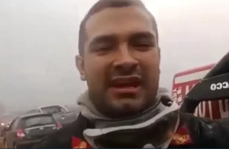 Video: la emoción de un bombero ante la llegada de la lluvia a Corrientes