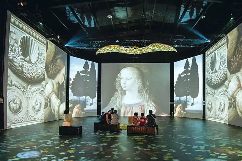 DA VINCI EXPERIENCE. La muestra, que recorre el mundo, exhibe la obra del gran artista italiano con tecnología en 360° y realidad virtual. 