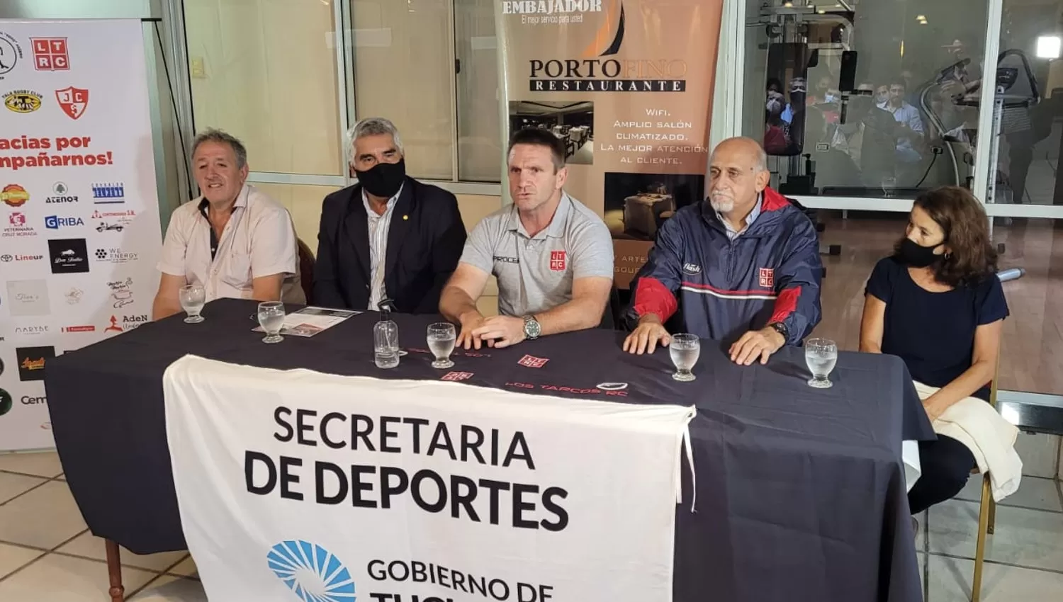 LANZAMIENTO. Marcelo Corbalán Costilla, José Banegas, Marcelo Pasqualini, Marcelo Ricci y María Raquel Maquela Usandivaras informaron los detalles del evento.