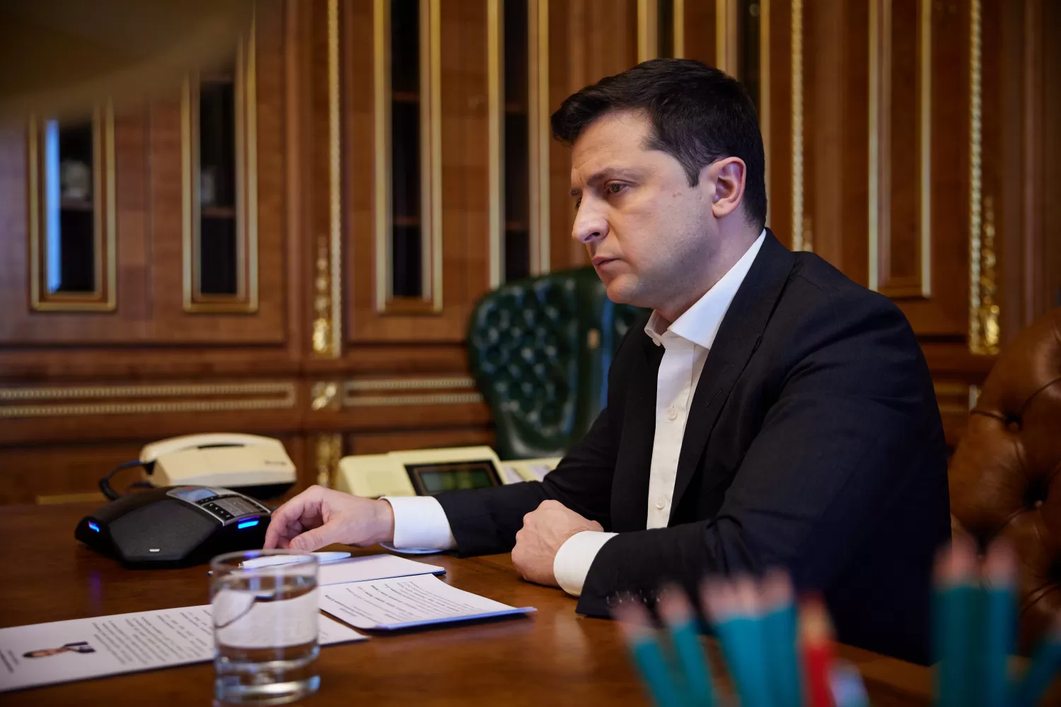 EL OBJETIVO. El presidente ucraniano, Volodimir Zelensky. TWITTER