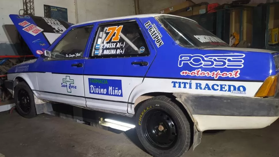 CLÁSICO. El Fiat Regatta de Juan María Posse lleva años animando campeonatos. 