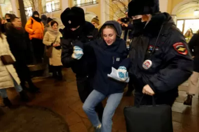 Más de 1.700 detenidos en Rusia por las protestas contra la invasión a Ucrania