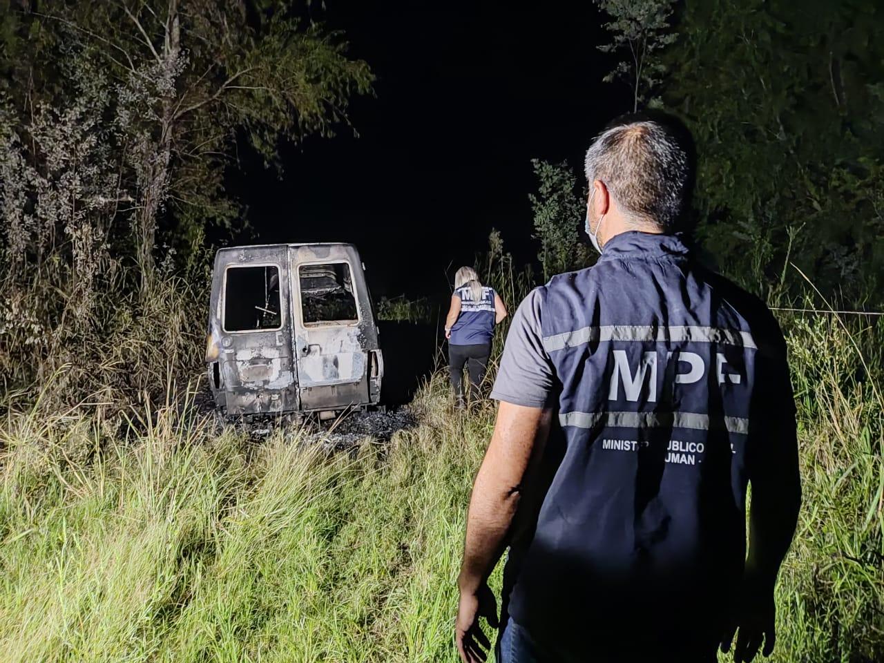 MEDIDAS JUDICIALES. Agentes del Ministerio Público Fiscal intervienen en el caso de Santa Lucía. Foto: Prensa MPF