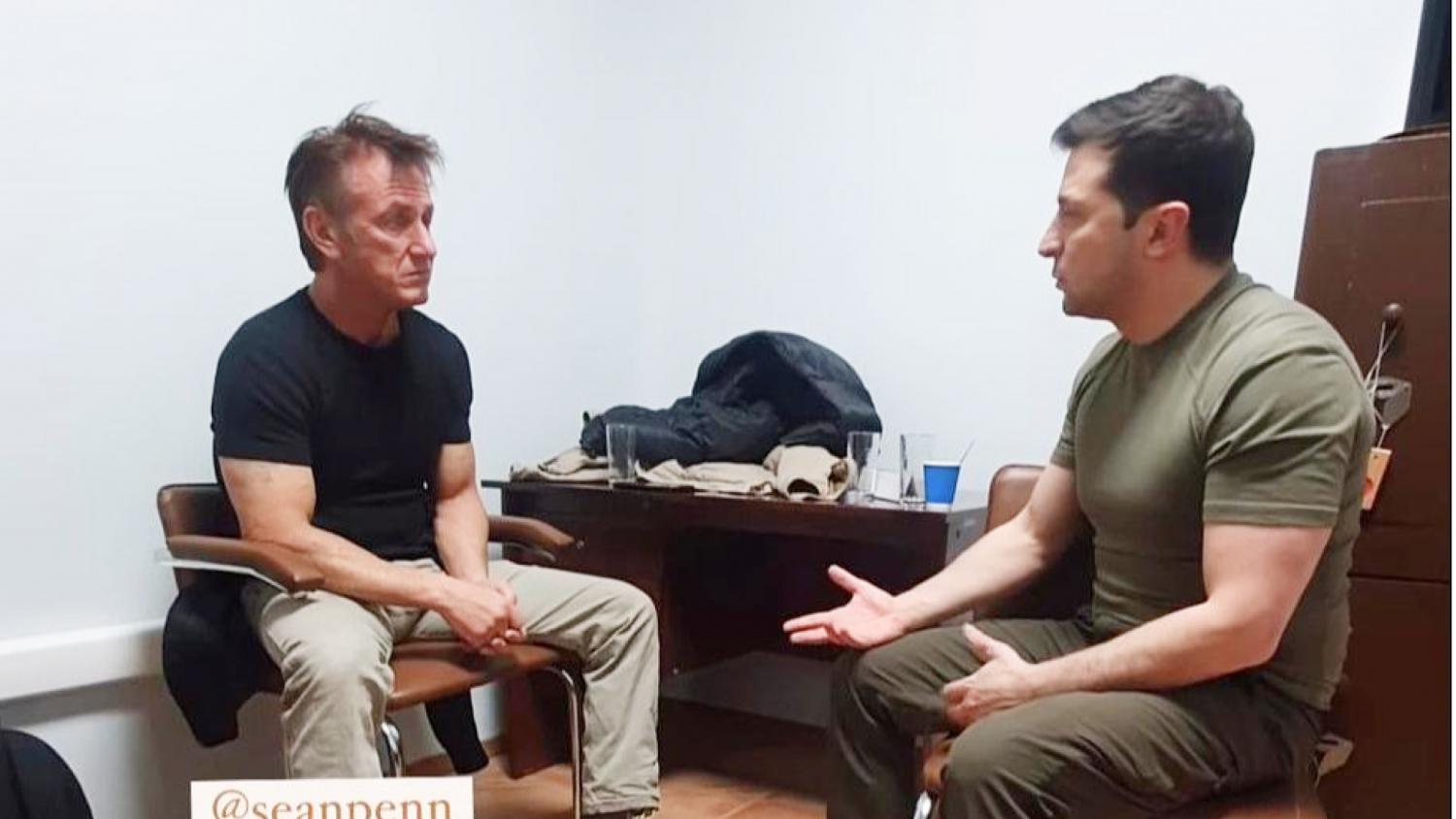 Sean Penn ya está en Ucrania para filmar un documental sobre la guerra