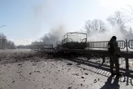 El presidente de Ucrania agradeció el apoyo internacional para aislar a Rusia del SWIFT