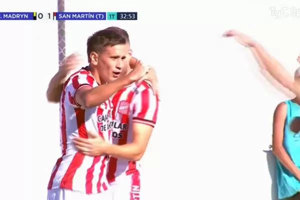 Mirá el gol de Federico Jourdan para el 1 a 0 del Santo frente a Deportivo Madryn