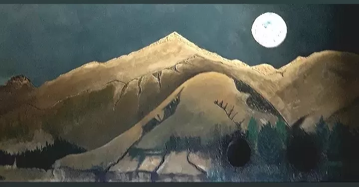 EN CONTACTO CON LA NATURALEZA. La artista se inspira en los paisajes que contempla a diario en los valles. 