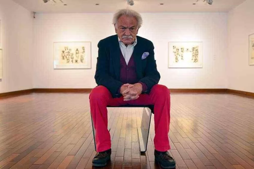 UN GRAN MAESTRO. Una fotografía reciente de Antonio Seguí que vivió en Arcueil, en las afueras de París. 