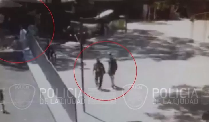 Captura de pantalla de las cámaras de seguridad