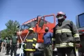 Bombero salvó la vida de una bebé que se estaba ahogando