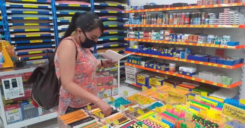 Compra de útiles. Imagen ilustrativa