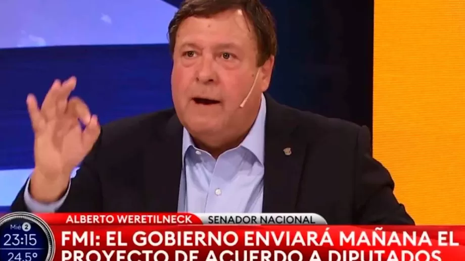 El senador nacional Alberto Weretilneck 